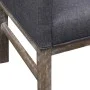 Bank mit gepolstertem Kissen Gummiholz dunkelgrauer Stoff von vidaXL, Sofas - Ref: Foro24-241664, Preis: 220,80 €, Rabatt: %