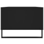 Mesa de centro madera contrachapada negro 90x50x36,5 cm