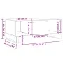 Couchtisch aus schwarzem Sperrholz, 90 x 50 x 36,5 cm von , Couchtisch - Ref: Foro24-830597, Preis: 84,85 €, Rabatt: %