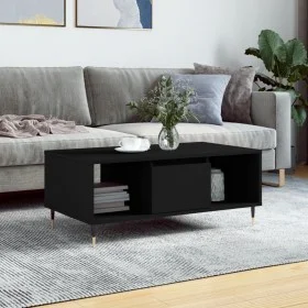 Couchtisch aus schwarzem Sperrholz, 90 x 50 x 36,5 cm von , Couchtisch - Ref: Foro24-830581, Preis: 63,42 €, Rabatt: %