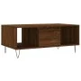 Couchtisch aus braunem Eichensperrholz, 90 x 50 x 36,5 cm von , Couchtisch - Ref: Foro24-830595, Preis: 61,53 €, Rabatt: %