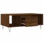 Couchtisch aus braunem Eichensperrholz, 90 x 50 x 36,5 cm von , Couchtisch - Ref: Foro24-830595, Preis: 61,53 €, Rabatt: %