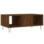 Couchtisch aus braunem Eichensperrholz, 90 x 50 x 36,5 cm von , Couchtisch - Ref: Foro24-830595, Preis: 61,53 €, Rabatt: %
