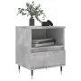 Nightstands 2 pcs concrete gray engineered wood 40x35x50 cm by , Nightstands - Ref: Foro24-830613, Price: 70,26 €, Discount: %