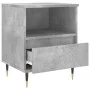 Nightstands 2 pcs concrete gray engineered wood 40x35x50 cm by , Nightstands - Ref: Foro24-830613, Price: 70,26 €, Discount: %