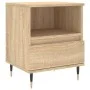 Nachttische, 2 Stück, Holzwerkstoff, Sonoma-Eiche, 40 x 35 x 50 cm von , Nachttische - Ref: Foro24-830611, Preis: 70,85 €, Ra...