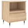 Nachttische, 2 Stück, Holzwerkstoff, Sonoma-Eiche, 40 x 35 x 50 cm von , Nachttische - Ref: Foro24-830611, Preis: 71,98 €, Ra...