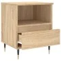 Nachttische, 2 Stück, Holzwerkstoff, Sonoma-Eiche, 40 x 35 x 50 cm von , Nachttische - Ref: Foro24-830611, Preis: 70,85 €, Ra...