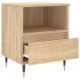Nachttische, 2 Stück, Holzwerkstoff, Sonoma-Eiche, 40 x 35 x 50 cm von , Nachttische - Ref: Foro24-830611, Preis: 71,98 €, Ra...
