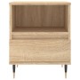 Nachttische, 2 Stück, Holzwerkstoff, Sonoma-Eiche, 40 x 35 x 50 cm von , Nachttische - Ref: Foro24-830611, Preis: 71,98 €, Ra...