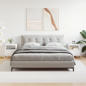 Mesitas de noche 2 uds madera de ingeniería blanco 40x35x50 cm de , Mesitas de noche - Ref: Foro24-830605, Precio: 73,63 €