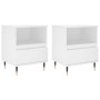 Nachttische 2 Stk. Holzwerkstoff weiß 40x35x50 cm von , Nachttische - Ref: Foro24-830605, Preis: 73,71 €, Rabatt: %