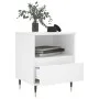 Nachttische 2 Stk. Holzwerkstoff weiß 40x35x50 cm von , Nachttische - Ref: Foro24-830605, Preis: 72,82 €, Rabatt: %