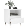 Nachttische 2 Stk. Holzwerkstoff weiß 40x35x50 cm von , Nachttische - Ref: Foro24-830605, Preis: 73,71 €, Rabatt: %
