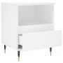 Nachttische 2 Stk. Holzwerkstoff weiß 40x35x50 cm von , Nachttische - Ref: Foro24-830605, Preis: 72,82 €, Rabatt: %