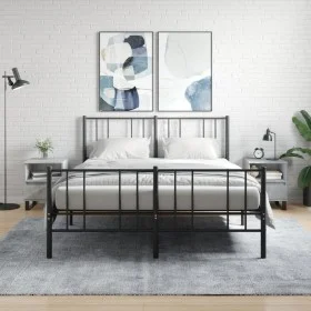 Nachttische 2 Stück betongraues Holzwerkstoff 40x35x50 cm von , Nachttische - Ref: Foro24-830645, Preis: 77,37 €, Rabatt: %