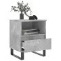 Mesitas noche 2 uds madera ingeniería gris hormigón 40x35x50 cm de , Mesitas de noche - Ref: Foro24-830645, Precio: 76,99 €, ...