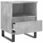 Mesitas noche 2 uds madera ingeniería gris hormigón 40x35x50 cm de , Mesitas de noche - Ref: Foro24-830645, Precio: 76,99 €, ...