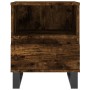 Nachttische, 2 Stück, Holzwerkstoff, geräucherte Eiche, 40 x 35 x 50 cm von , Nachttische - Ref: Foro24-830647, Preis: 81,24 ...