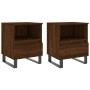 Nachttische, 2 Stück, Eichenbraun, Holzwerkstoff, 40 x 35 x 50 cm von , Nachttische - Ref: Foro24-830651, Preis: 83,80 €, Rab...