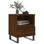 Mesitas noche 2 uds madera ingeniería marrón roble 40x35x50 cm de , Mesitas de noche - Ref: Foro24-830651, Precio: 82,75 €, D...