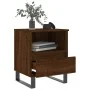 Mesitas noche 2 uds madera ingeniería marrón roble 40x35x50 cm de , Mesitas de noche - Ref: Foro24-830651, Precio: 82,75 €, D...