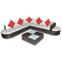 8-teiliges Gartenmöbel-Set und Kissen Kunstrattan braun von vidaXL, Gartensets - Ref: Foro24-41266, Preis: 927,42 €, Rabatt: %