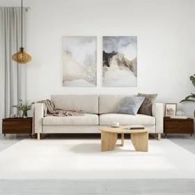 Coffee tables 2 pcs engineered wood brown oak 50x46x35cm by , Coffee table - Ref: Foro24-830859, Price: 56,30 €, Discount: %