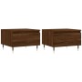 Mesas de centro 2 uds madera ingeniería roble marrón 50x46x35cm de , Mesas de centro - Ref: Foro24-830859, Precio: 56,80 €, D...
