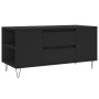 Schwarzer Couchtisch aus Holzwerkstoff, 102 x 44,5 x 50 cm von , Couchtisch - Ref: Foro24-830997, Preis: 79,34 €, Rabatt: %