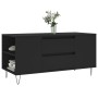 Schwarzer Couchtisch aus Holzwerkstoff, 102 x 44,5 x 50 cm von , Couchtisch - Ref: Foro24-830997, Preis: 79,34 €, Rabatt: %