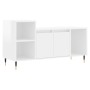 Mueble de TV madera contrachapada blanco brillo 100x35x55 cm de , Muebles TV - Ref: Foro24-831310, Precio: 65,84 €, Descuento: %