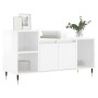 Mueble de TV madera contrachapada blanco brillo 100x35x55 cm de , Muebles TV - Ref: Foro24-831310, Precio: 65,84 €, Descuento: %