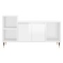Hochglanzweißer TV-Schrank aus Sperrholz, 100 x 35 x 55 cm von , TV-Möbel - Ref: Foro24-831310, Preis: 65,91 €, Rabatt: %