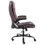 Dunkelbrauner Bürostuhl aus Wildlederimitat von , Bürostühle - Ref: Foro24-20577, Preis: 221,65 €, Rabatt: %