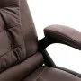 Dunkelbrauner Bürostuhl aus Wildlederimitat von , Bürostühle - Ref: Foro24-20577, Preis: 221,65 €, Rabatt: %