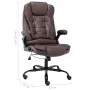 Dunkelbrauner Bürostuhl aus Wildlederimitat von , Bürostühle - Ref: Foro24-20577, Preis: 221,65 €, Rabatt: %
