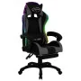 Gaming-Stuhl mit RGB-LED-Lichtern aus grauem und schwarzem Kunstleder von , Bürostühle - Ref: Foro24-288010, Preis: 229,16 €,...