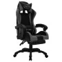 Gaming-Stuhl mit RGB-LED-Lichtern aus grauem und schwarzem Kunstleder von , Bürostühle - Ref: Foro24-288010, Preis: 229,16 €,...