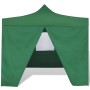 Green folding gazebo with 4 walls 3x3 m by vidaXL, Tents and gazebos - Ref: Foro24-41468, Price: 126,76 €, Discount: %