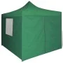 Green folding gazebo with 4 walls 3x3 m by vidaXL, Tents and gazebos - Ref: Foro24-41468, Price: 124,63 €, Discount: %