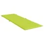 Cojín de tumbona de tela Oxford verde claro 186x58x3 cm de , Cojines para sillas y sofás - Ref: Foro24-314169, Precio: 48,21 ...