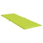 Cojín de tumbona de tela Oxford verde claro 186x58x3 cm de , Cojines para sillas y sofás - Ref: Foro24-314169, Precio: 42,71 €
