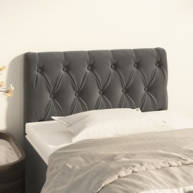 Dunkelgraues Samtkopfteil 80x7x78/88 cm von , Kopf- und Fußteile - Ref: Foro24-346307, Preis: 40,61 €, Rabatt: %