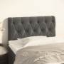 Dunkelgraues Samtkopfteil 80x7x78/88 cm von , Kopf- und Fußteile - Ref: Foro24-346307, Preis: 40,61 €, Rabatt: %
