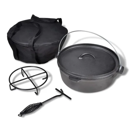 Dutch Oven inklusive Zubehör, 5,6 L von vidaXL, Eisentöpfe - Ref: Foro24-41563, Preis: 59,97 €, Rabatt: %