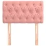 Cabecero de terciopelo rosa 80x7x78/88 cm de , Cabeceros y pies de cama - Ref: Foro24-346311, Precio: 49,21 €, Descuento: %