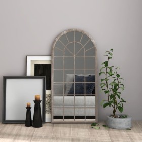 Sand-colored iron mirror for indoor use 90x45 cm by , Mirrors - Ref: Foro24-3093517, Price: 153,60 €, Discount: %