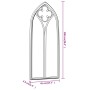 Schwarzer Eisenspiegel für den Innenbereich, 100 x 45 cm von , Spiegel - Ref: Foro24-3093520, Preis: 148,10 €, Rabatt: %