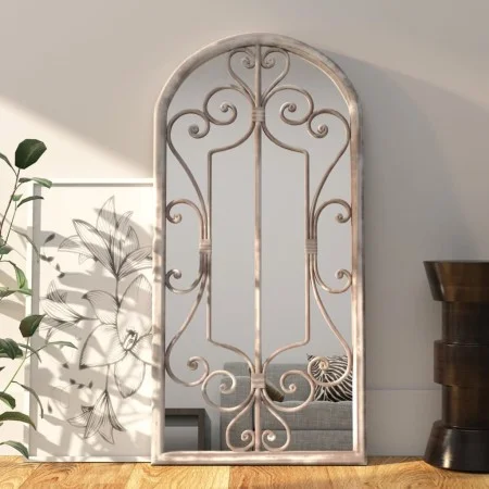 Sand-colored iron mirror for indoor use 100x45 cm by , Mirrors - Ref: Foro24-3093543, Price: 149,57 €, Discount: %